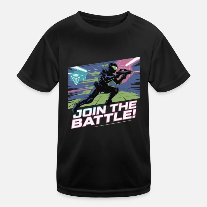 LASER JOIN THE BATTLE Kids Functional T-Shirt