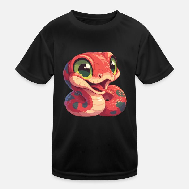 Schlangen Schlange Kinder Funktions-T-Shirt