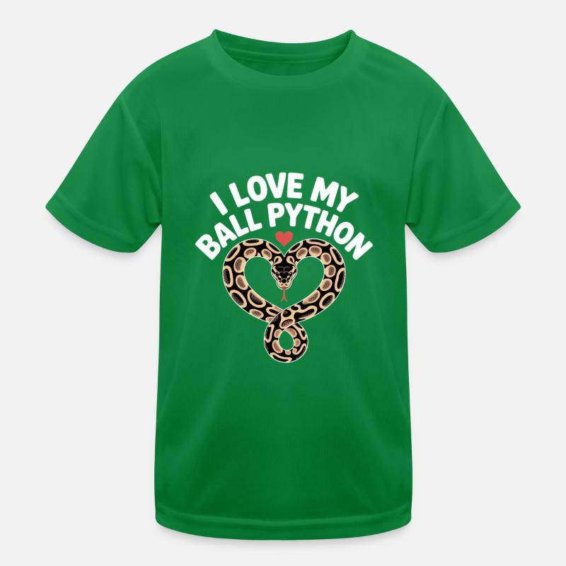 J’adore mon python royal ! Roi python T-shirt sport Enfant