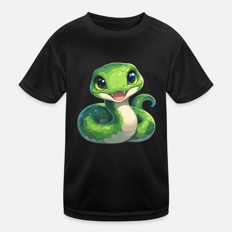 Schlangen Schlange Kinder Funktions-T-Shirt