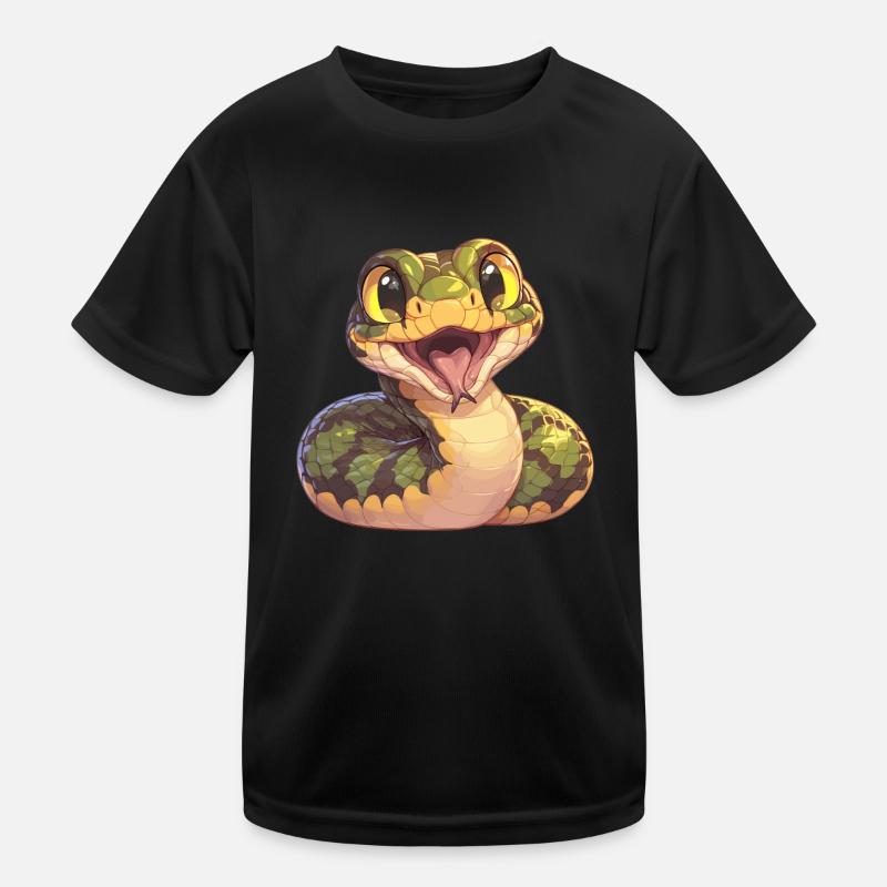 Schlangen Schlange Kinder Funktions-T-Shirt