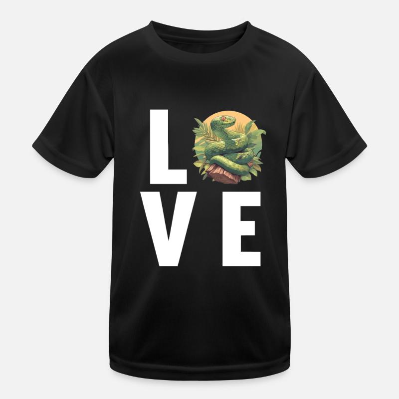 Schlangen Schlange Kinder Funktions-T-Shirt