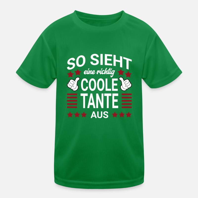 Cool Aunt Style Kids Functional T-Shirt