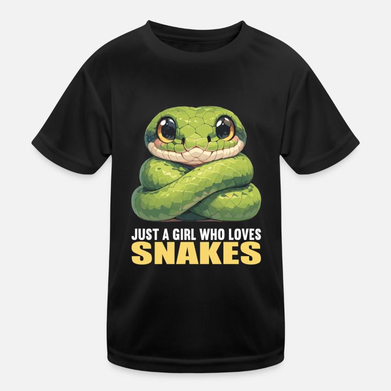 Schlangen Schlange Kinder Funktions-T-Shirt