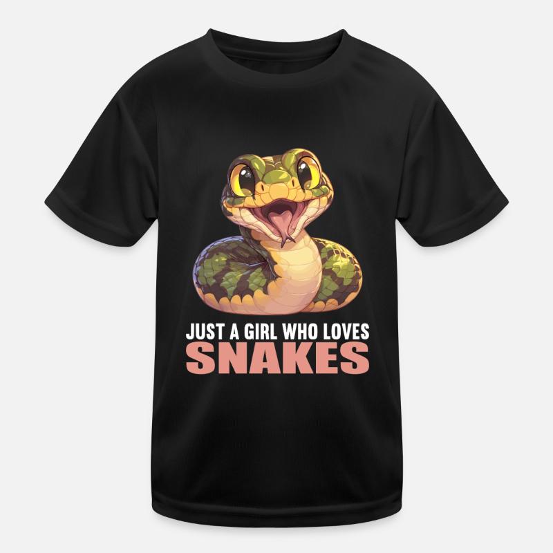 Schlangen Schlange Kinder Funktions-T-Shirt