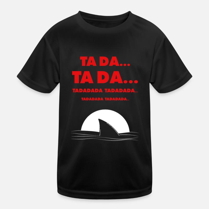 TA DA.. Aileron de requin et thème culte T-shirt sport Enfant