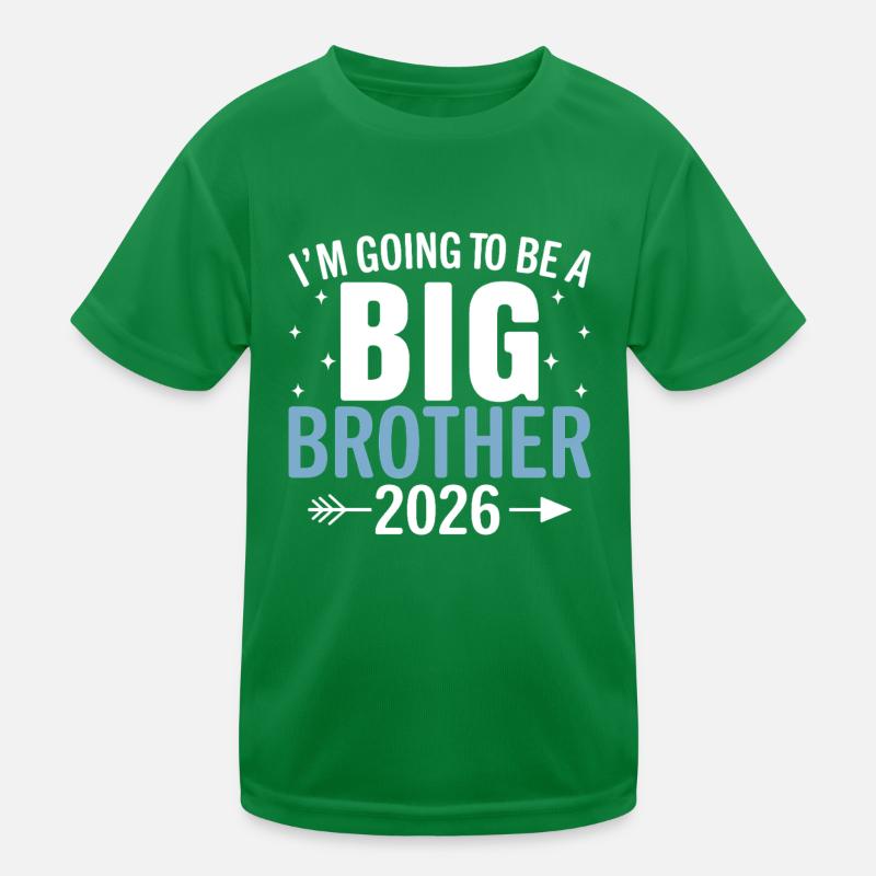 Ich werde ein Big Brother 2026 Kinder Funktions-T-Shirt