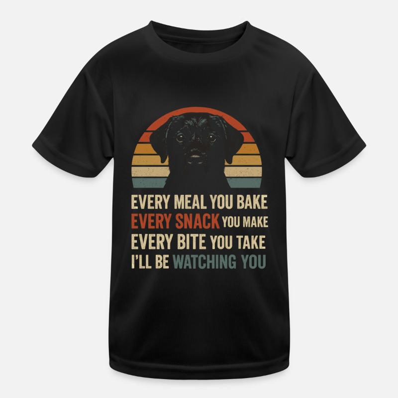 Lustiger Labrador Spruch Über Dein Essen Kinder Funktions-T-Shirt