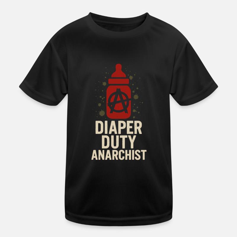 Punk Dad Alternative Vaterschaft Rebellischer Kinder Funktions-T-Shirt