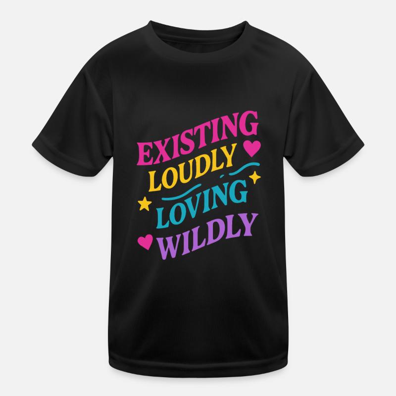 Queer Pride Queer Joy Lgbtq+ Affirmation Trans Kids Functional T-Shirt