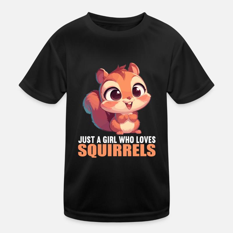 Écureuil T-shirt sport Enfant