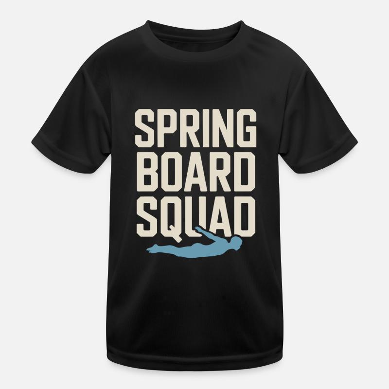 Kunstspringen Turmspringer Sprungbrett Kinder Funktions-T-Shirt