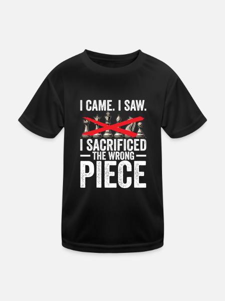 Cool Chess Design - Jeu d’échecs pour débutants - T-shirt sport Enfant - noir
