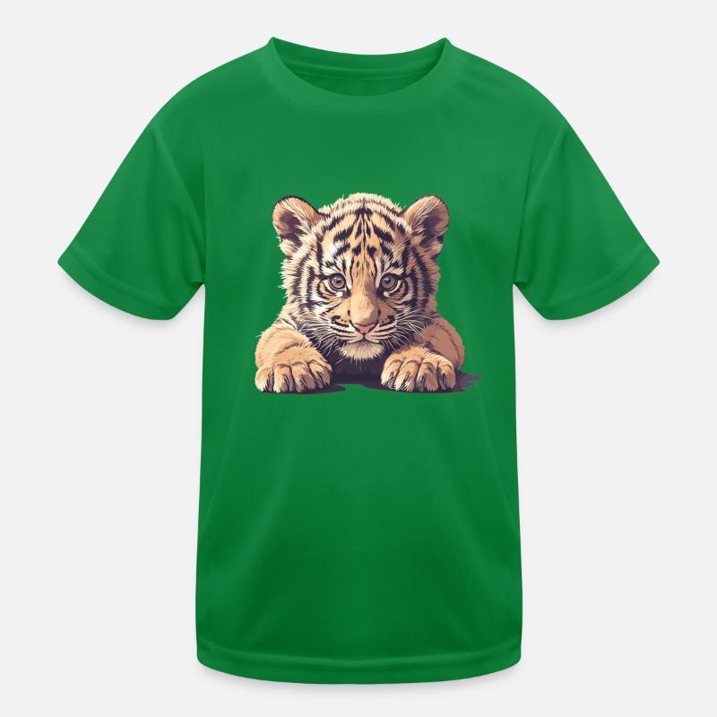 Sumatra-Tiger Kinder Funktions-T-Shirt