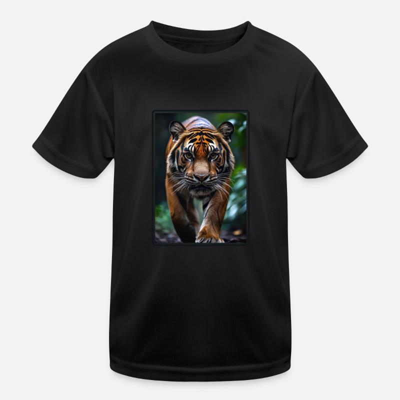 Sumatra-Tiger Kinder Funktions-T-Shirt