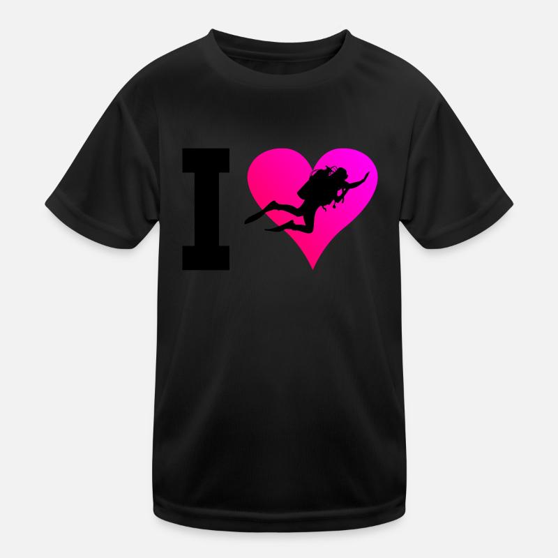 Plongée sous-marine Scuba Diver Free Dive Diver T-shirt sport Enfant