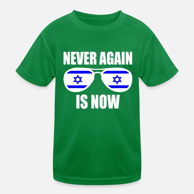 Never again is now Kinder Funktions-T-Shirt