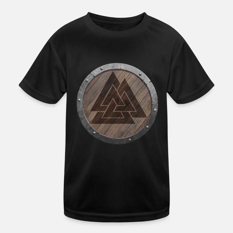 Valknut symbole viking T-shirt sport Enfant