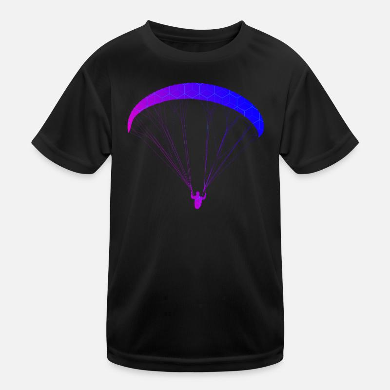 Paragleiten Paragleiter Gleitschirm Parapente T-shirt sport Enfant