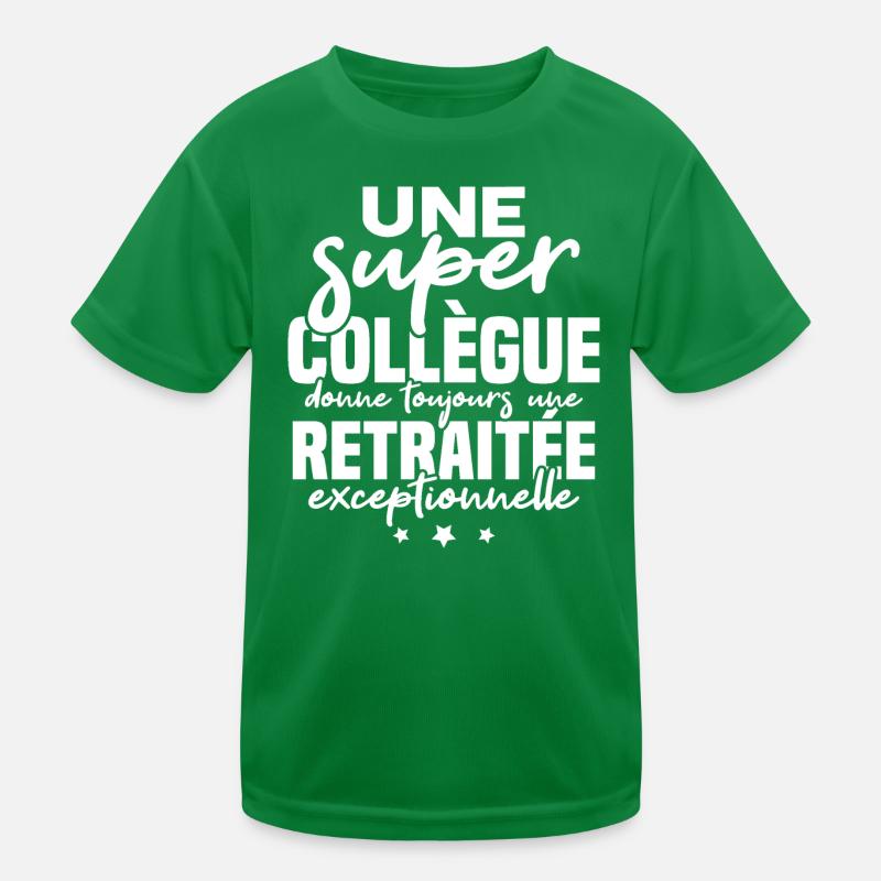 Super collègue / retraitée exceptionnelle T-shirt sport Enfant
