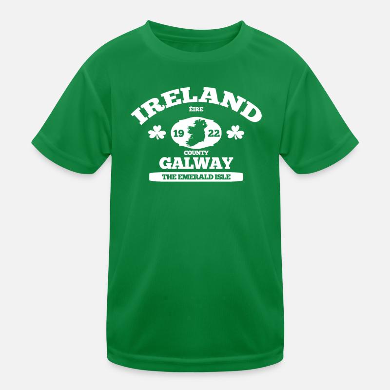 Galway, Irland. Klassisches irisches Design Kinder Funktions-T-Shirt
