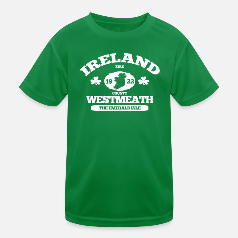 Westmeath, Irland. Klassisches irisches Design Kinder Funktions-T-Shirt