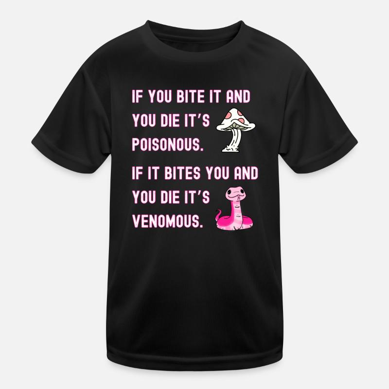 Poisonous vs Venomous Kids Functional T-Shirt