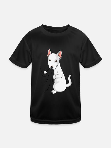 Bull Terrier Lovers Dogs Dear Bull Terrier - Kids Functional T-Shirt - black - Front