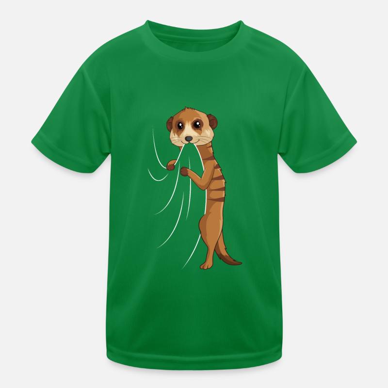Erdmännchen Liebhaber Kinder Mädchen Kinder Funktions-T-Shirt