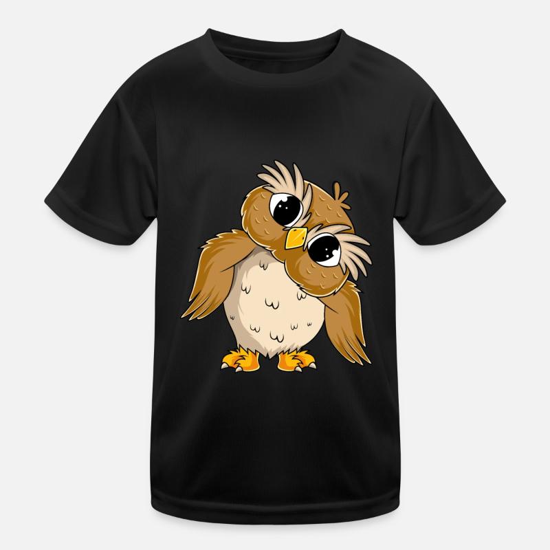 Eulen Liebhaber Mädchen Kinder Eule Kinder Funktions-T-Shirt