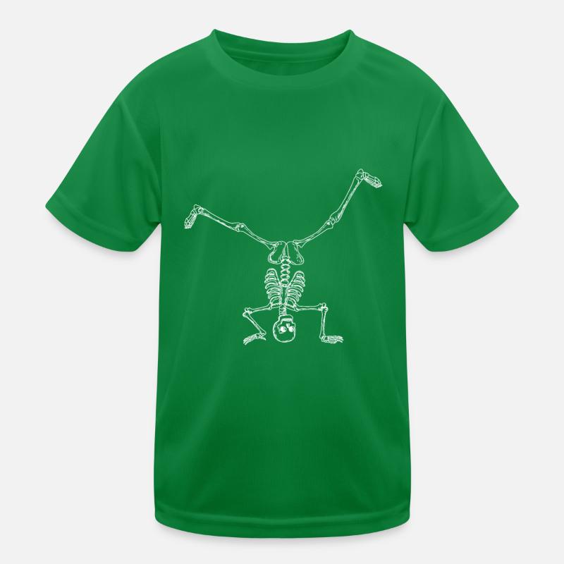 Breakdance breakdancer breakdance squelette T-shirt sport Enfant