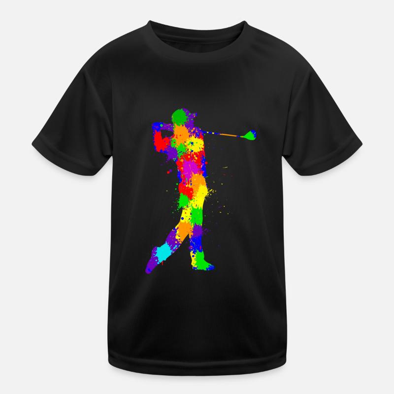 Golf golfer golfer boy Kids Functional T-Shirt