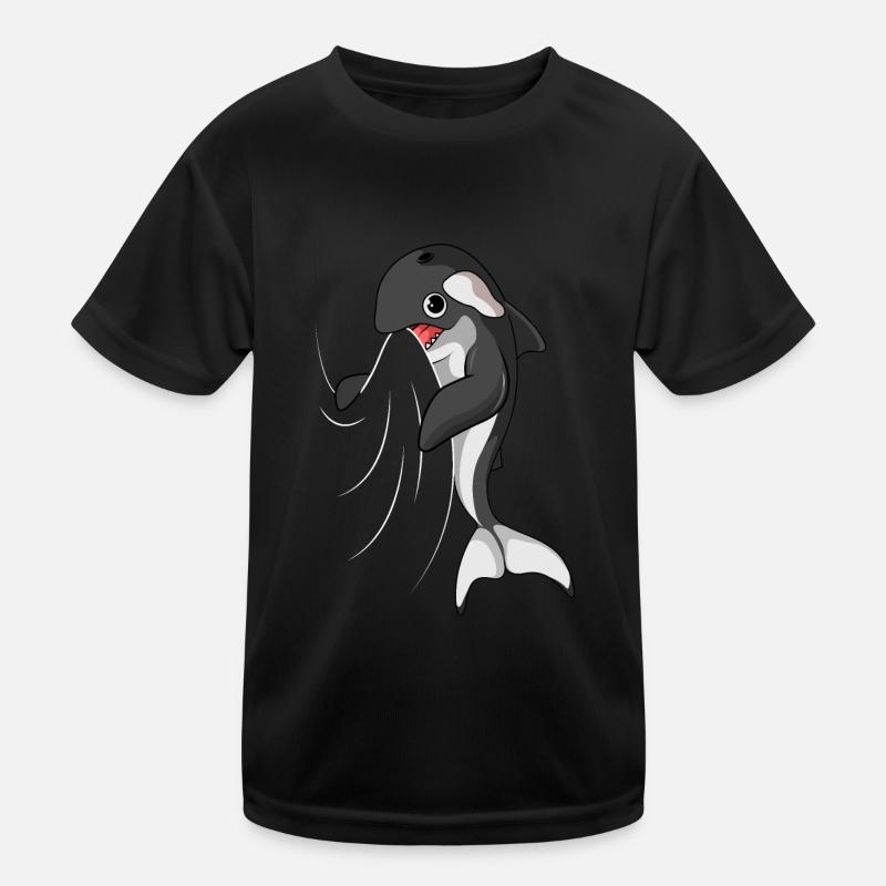 Orca Whale Killer Whale Enfants Garçons T-shirt sport Enfant