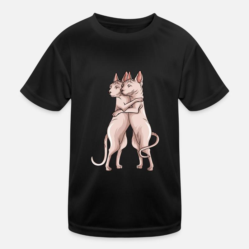 Chat Sphynx Chat Sphinx sans poils T-shirt sport Enfant