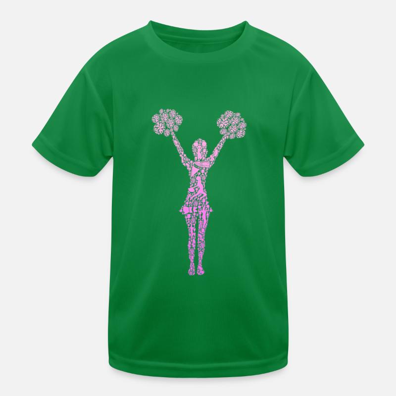 Cheerleader Cheerleading Mädchen Cheer Kinder Funktions-T-Shirt