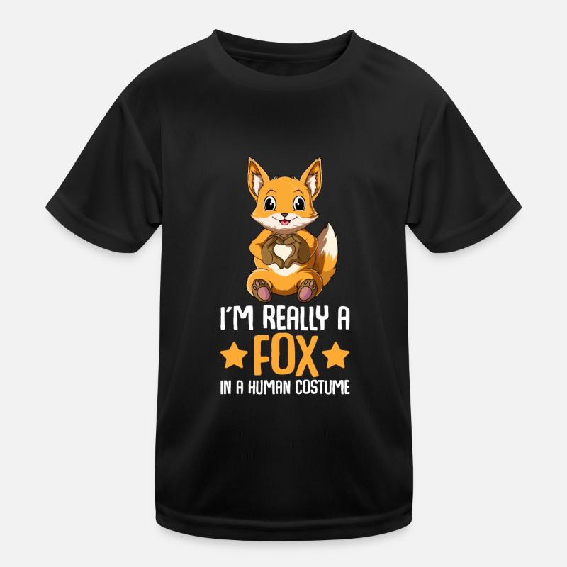 Fox foxes children Kids Functional T-Shirt