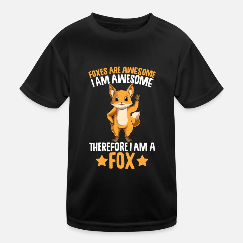 Fox foxes children Kids Functional T-Shirt