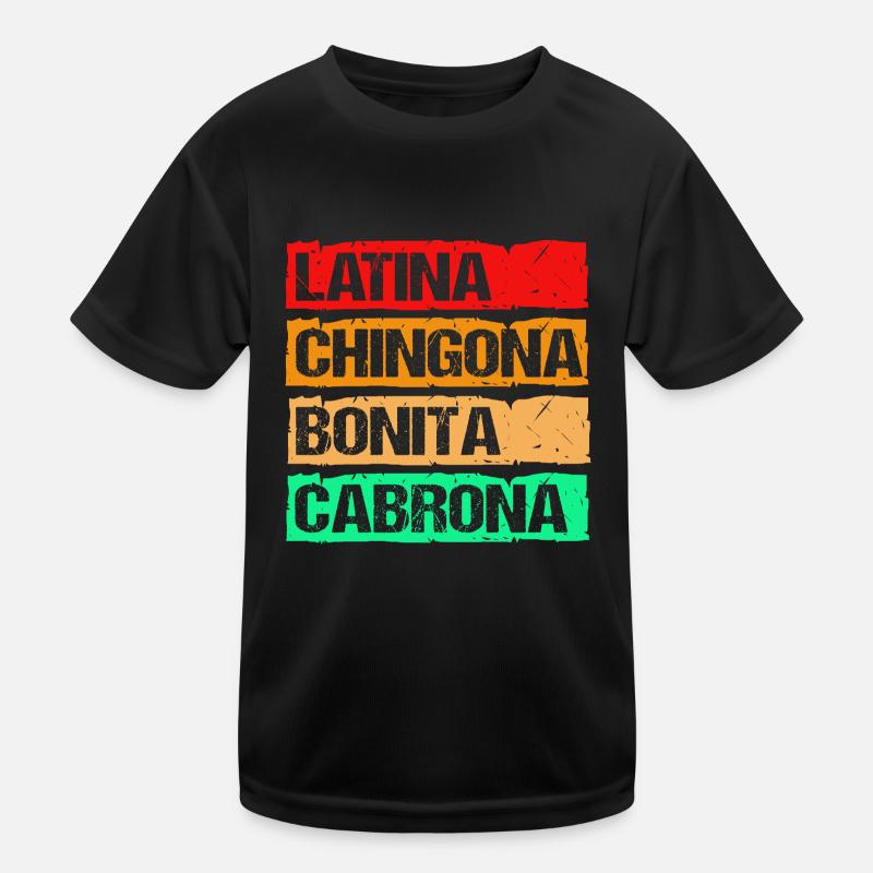 Chingona Latina Kids Functional T-Shirt