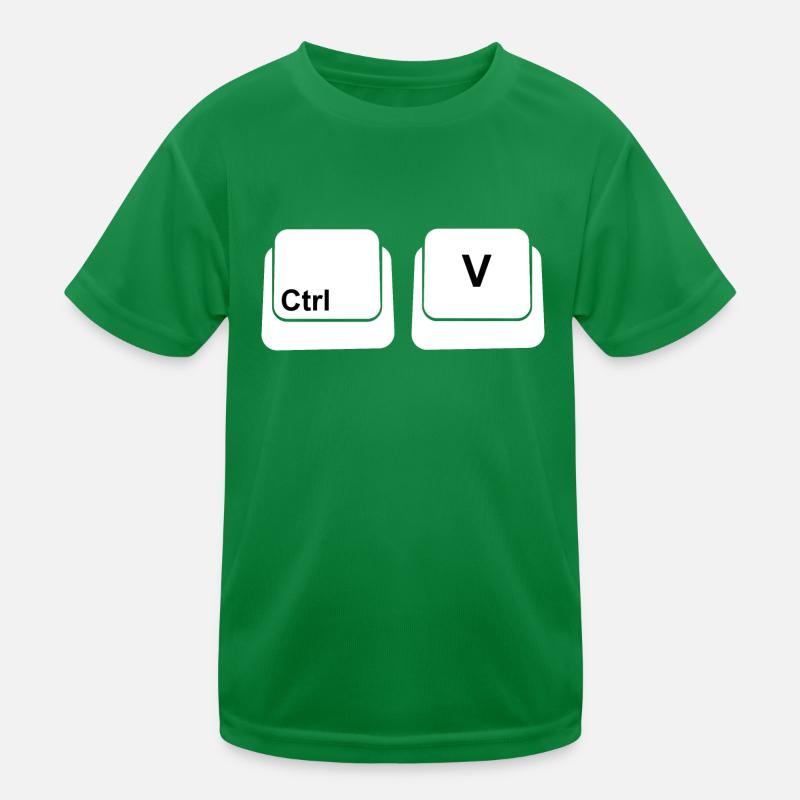 Ctrl C Ctrl V Family Father and Son Kids Functional T-Shirt