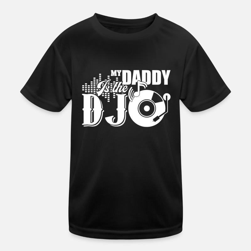 Mon papa est le DJ T-shirt sport Enfant