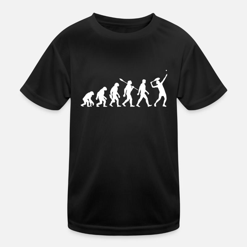 Evolution Tennis - Tennis Players Kids Functional T-Shirt