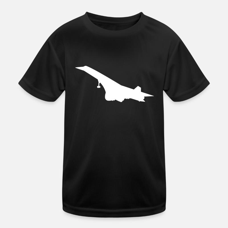 concorde - Kinder Funktions-T-Shirt - Schwarz