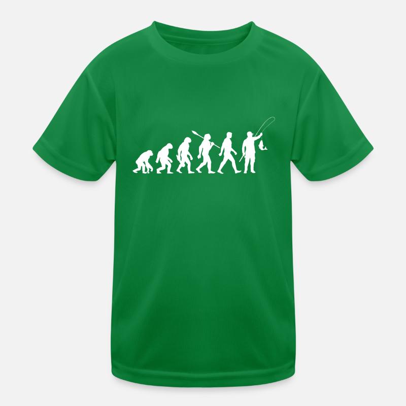 Evolution - Pêche - Pêcheurs - Pêcher T-shirt sport Enfant