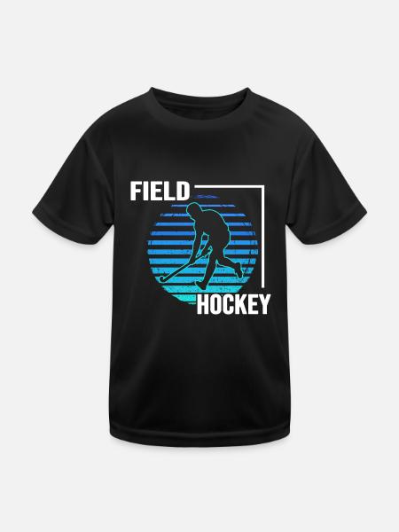 Hockey Club de hockey Joueur de hockey - T-shirt sport Enfant - noir - Devant