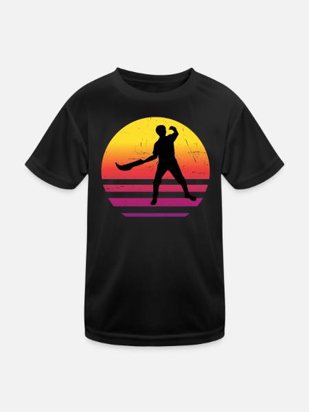Pelota vasca Pelota Women Basque Pelota Men - Kids Functional T-Shirt - black - Front
