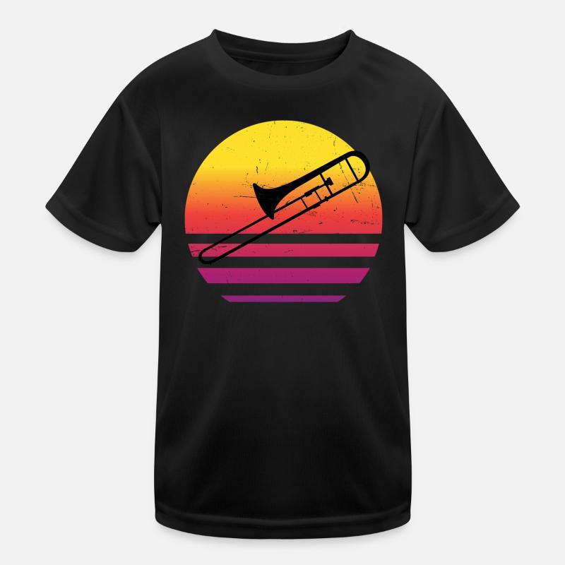 Blechbläser Jazz Posaunist Trombone Damen Kinder Funktions-T-Shirt