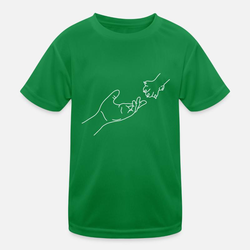 Chat à main T-shirt sport Enfant