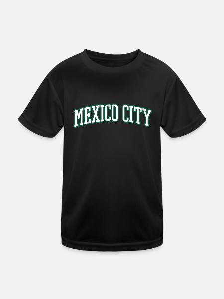 Mexico City - Mexiko - Kids Functional T-Shirt - black - Front