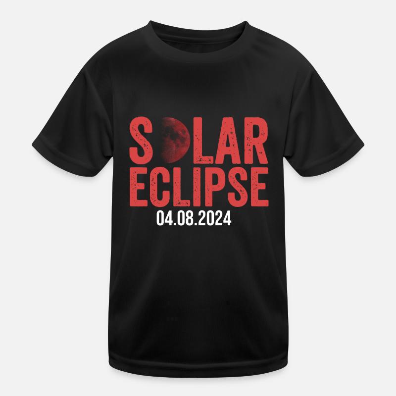 Solar Eclipse 2024 Kinder Funktions-T-Shirt
