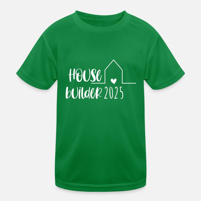 Constructeur de maisons Partnerlook Hausbau – Maison des constructeurs T-shirt sport Enfant